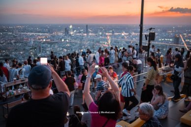 Смотровая площадка в башне Маханакхон в Бангкоке (King Power Mahanakhon)